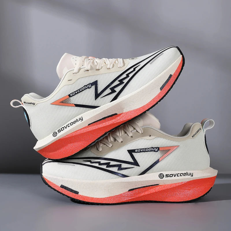 Zapatos Deportivos para Hombre, Transpirables, Versátiles, con Placa de Carbono que Absorbe Impactos, Zapatos Casuales Deportivos para Parejas