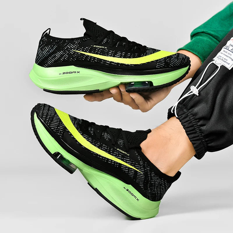 Zapatillas deportivas para correr con cojín de aire para hombre, transpirables, ligeras, cómodas, para entrenamiento atlético, tenis