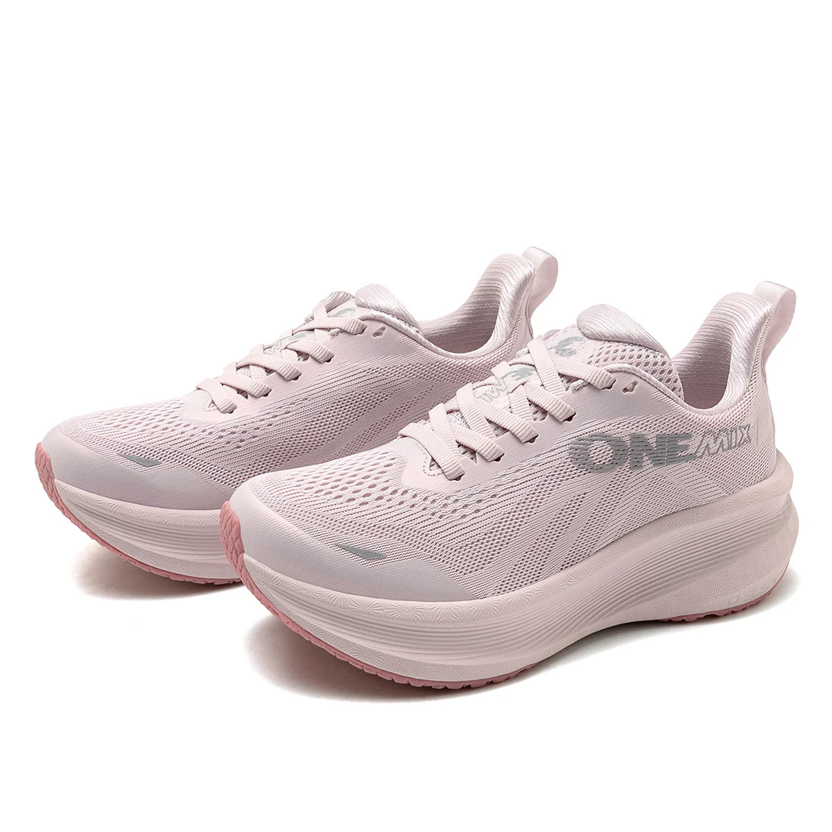 ONEMIX Zapatillas de deporte de malla transpirable y ligeras para mujer, zapatillas para correr con suela suave antideslizante y absorción de impactos, para fitness y uso versátil