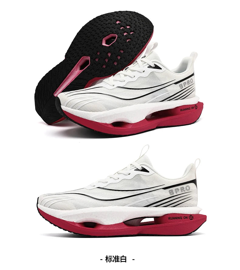    Zapatillas de Running Marathon para Hombre, con Placa de Carbono, Casuales, Transpirables, para Tenis, Deportivas, Ligeras, para Mujer