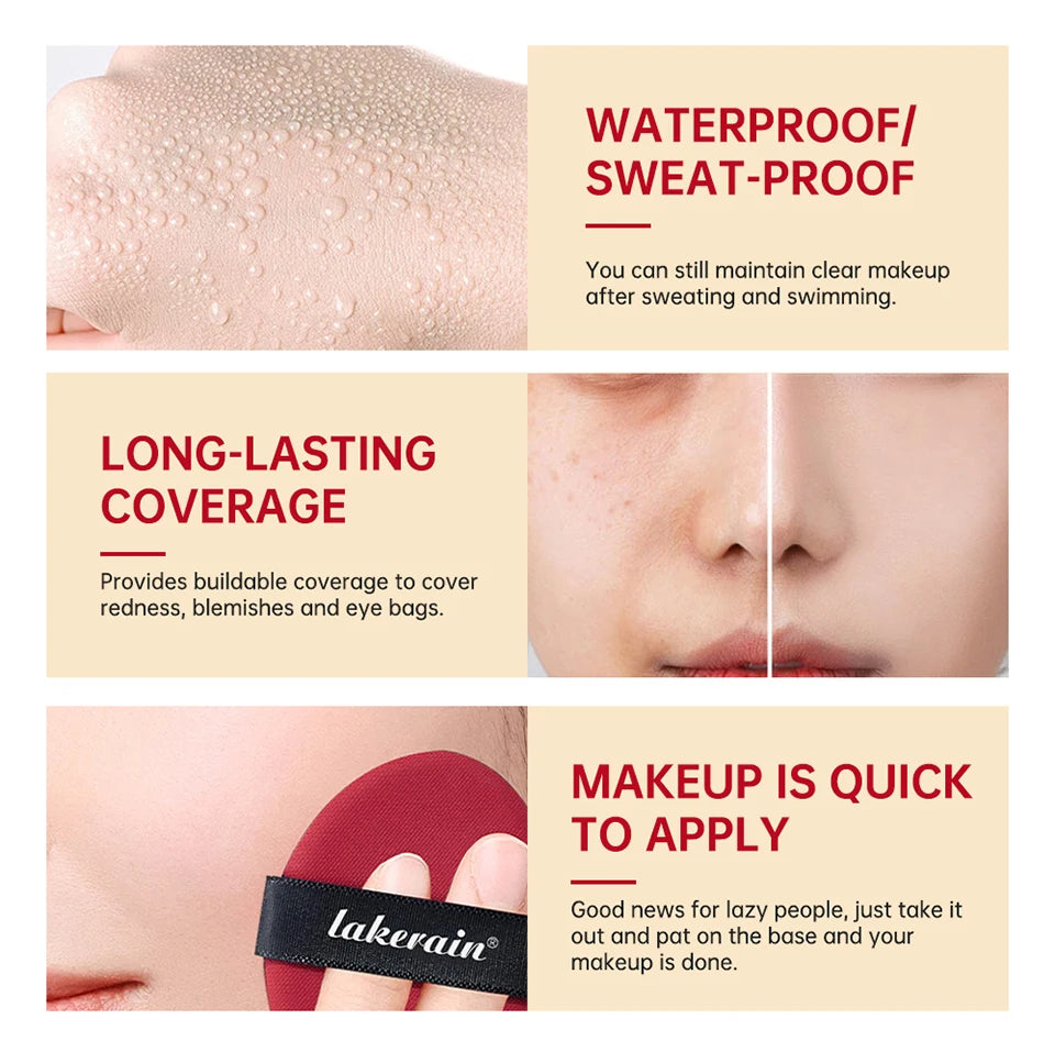 Mask Fit Red Cushion Foundation Long-Lasting Lightweight Buildable Coverage Semi-Matte Finish Korean Cushion Founda