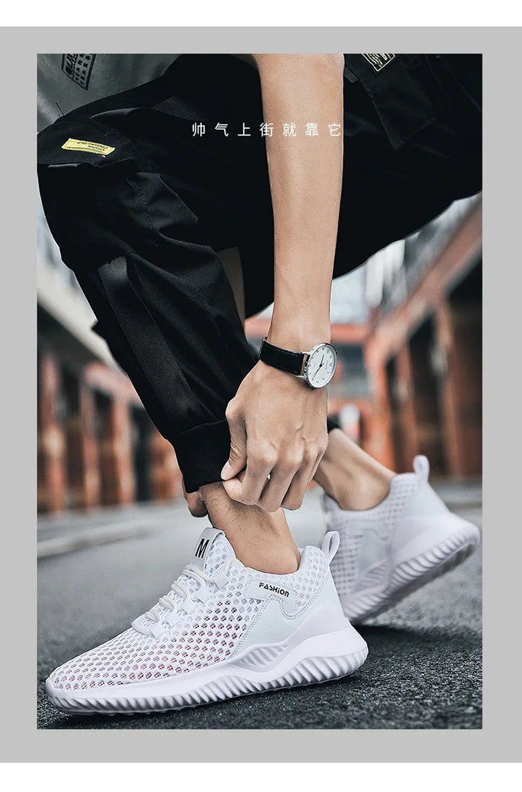 Zapatillas de Verano 2026 para Hombre, Mocasines Transpirables de Malla, Zapatos Casuales Cómodos para Caminar, Zapatillas Deportivas para Correr