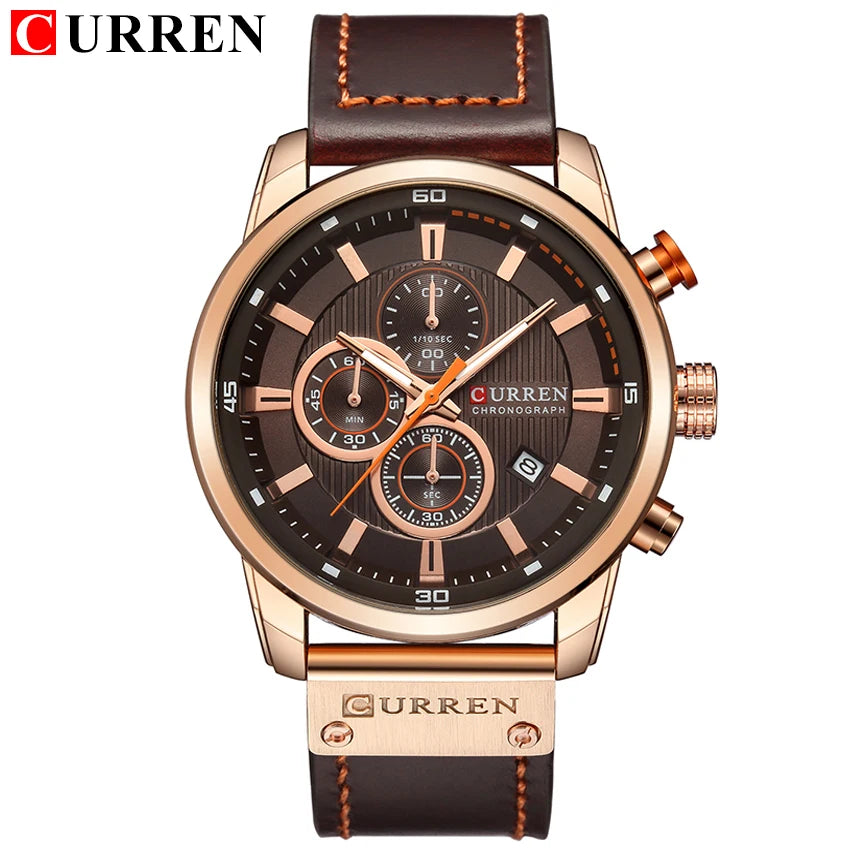 Reloj de Pulsera CURREN 8291 para Hombre, Cronógrafo de Cuarzo, Estilo Casual, Deportivo, Militar, de Moda, para Caballero