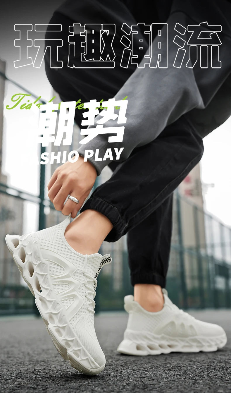 Zapatos de hombre, zapatillas de deporte informales para hombre, tenis, zapatos de lujo, zapatos de entrenamiento para carreras, zapatos transpirables, mocasines de moda, zapatos para correr para hombre