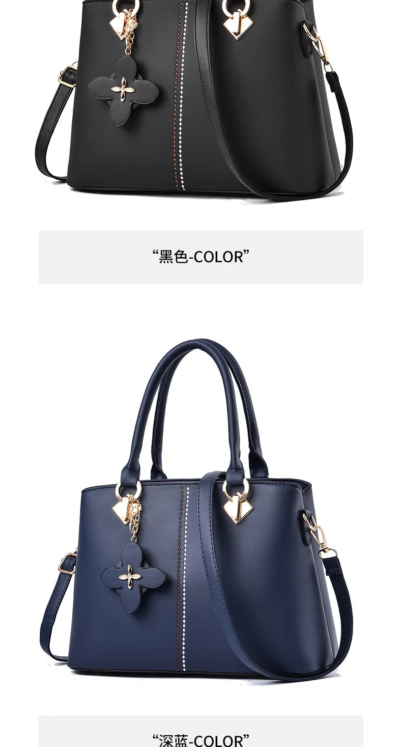Nuevo Bolso de Hombro para Mujer 2026, Bolso de Diseñador de Lujo, Bolso de Cuero con Monograma Estampado, Bolso Bandolera