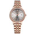 POEDAGAR, reloj informal de lujo para mujer, reloj resistente al agua con fecha para mujer, relojes de cuarzo elegantes con diamantes para mujer, reloj sencillo para mujer