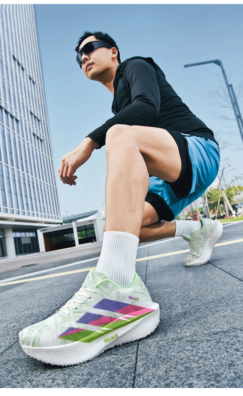 Zapatillas para correr originales para hombre, con placa de carbono, para maratón, deportivas, para golf, ligeras, cómodas, para mujer, atléticas, para carreras al aire libre