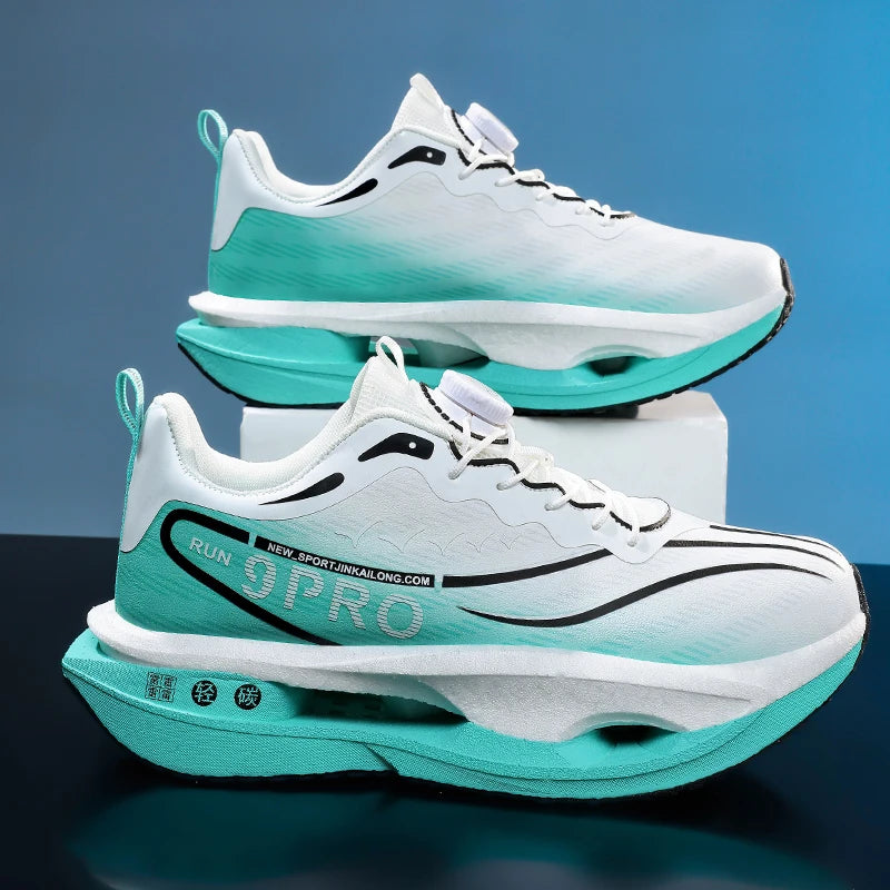Zapatillas para correr Unisex 2025, nuevas zapatillas de entrenamiento deportivo con suela gruesa y amortiguación ligera, zapatillas de tenis de uso diario para hombres y mujeres