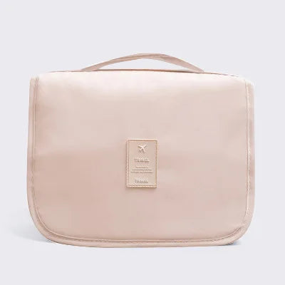 Bolsa de maquillaje de viaje, organizador de artículos de tocador impermeable, Neceser de alta calidad para mujer, bolsa de lavado con gancho para baño, bolsa de almacenamiento con gancho