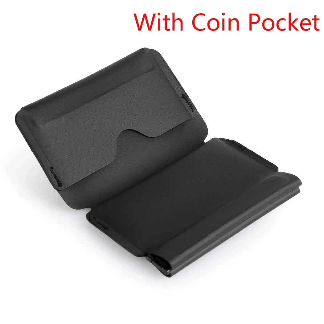 Cartera Magnética Plegable Mini EDC Ultraligera y Portátil, Monedero Multifuncional para Hombres y Mujeres, Tarjetero Delgado Bifold para Identificación