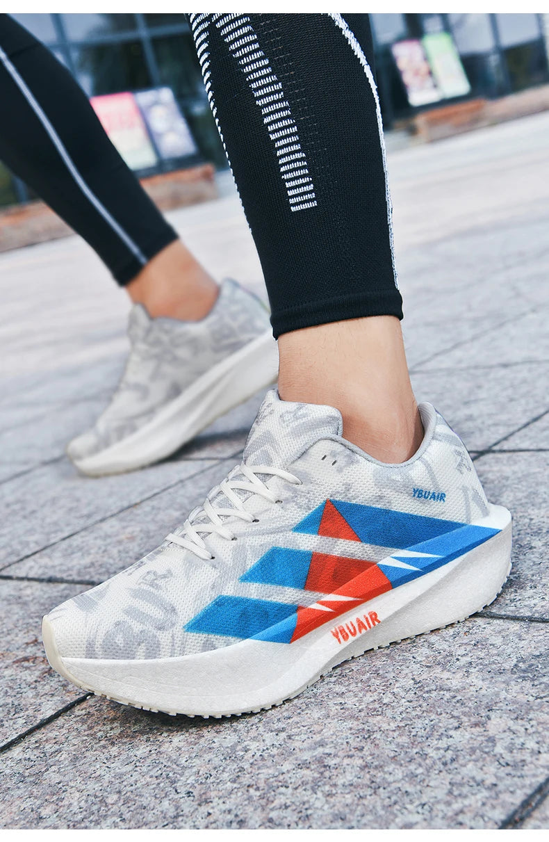 Zapatillas para correr originales para hombre, con placa de carbono, para maratón, deportivas, para golf, ligeras, cómodas, para mujer, atléticas, para carreras al aire libre