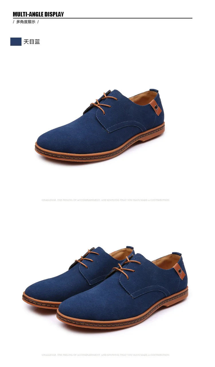Zapatos de Cuero Nuevos 2026 para Hombre, Zapatos Oxford de Lujo para Hombre, Zapatos Casuales de Negocios de Cuero de Gamuza de Alta Calidad, Zapatos de Hombre