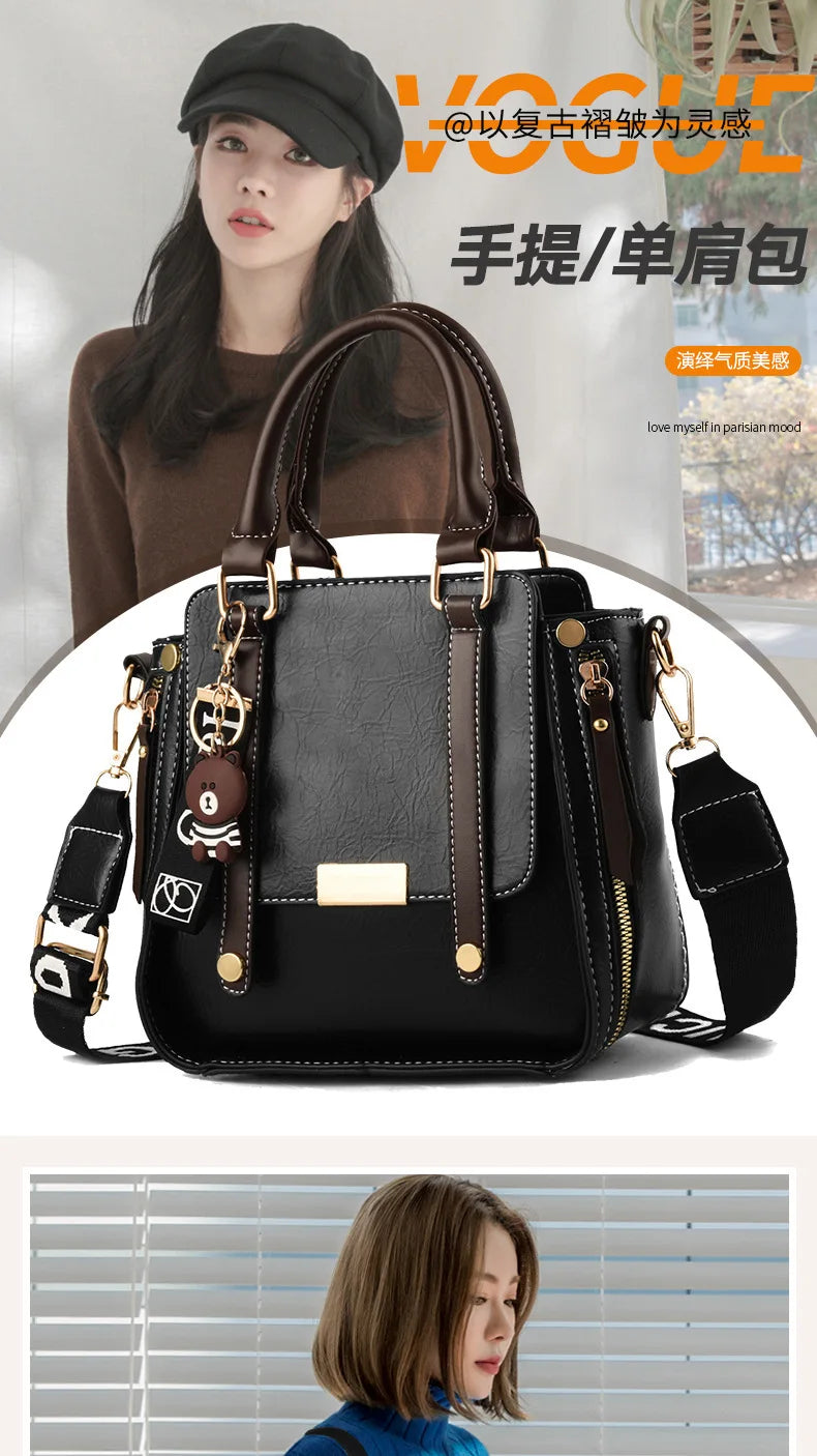 Bolso de mano de diseñador de marca de lujo para mujer, bolso de hombro de nueva tendencia a la moda, bolso cruzado Retro clásico, bolso cuadrado pequeño para ir al trabajo