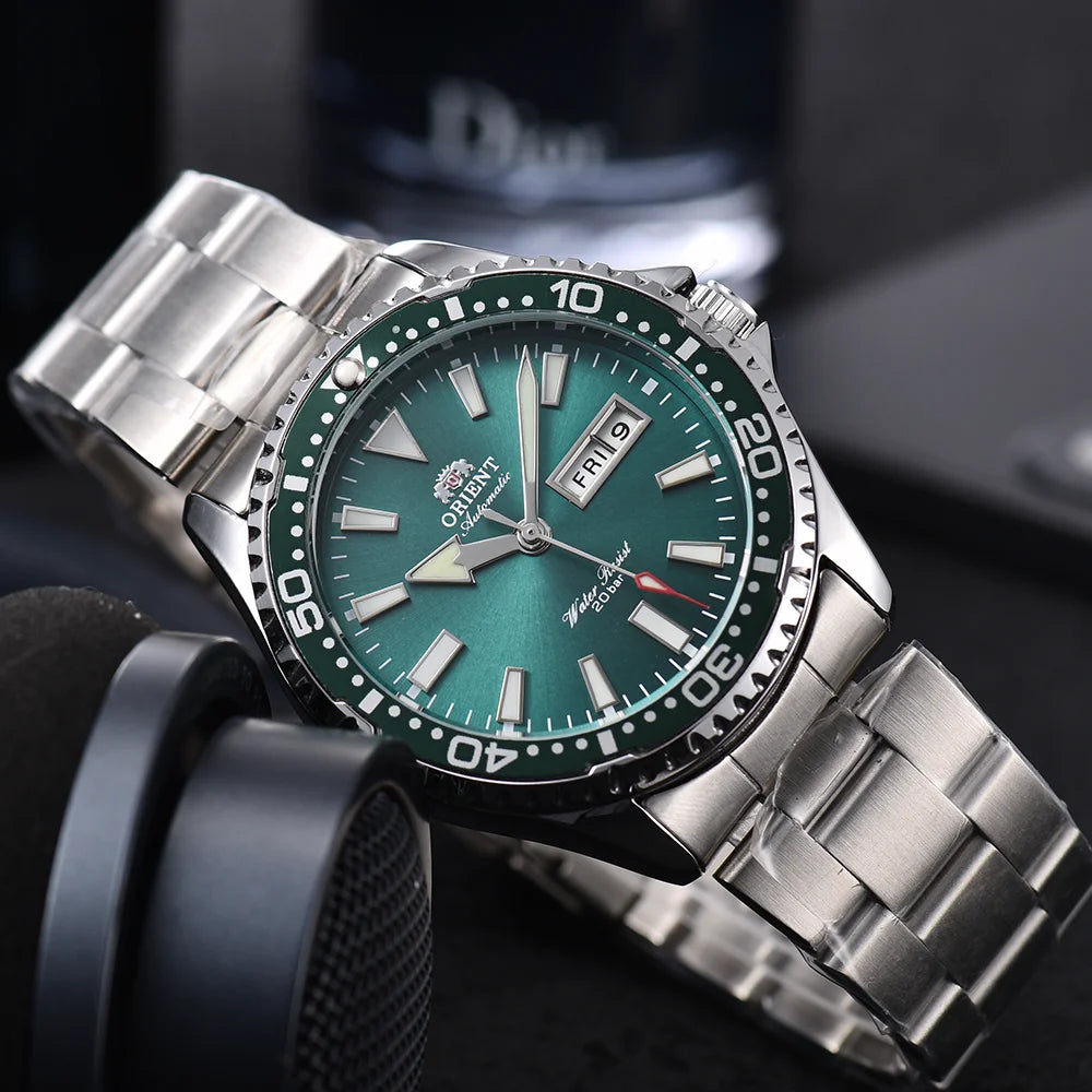 Relojes Orient Originales Populares para Hombre, Reloj de Pulsera Mecánico Automático Orient, Relojes Masculinos de Lujo AAA