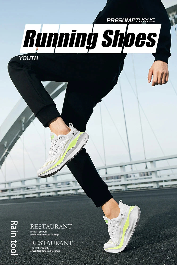 Nuevos zapatos para correr para hombre, zapatos deportivos informales de lujo, zapatos para correr, cómodos para caminar, zapatillas de moda, ligeras y transpirables