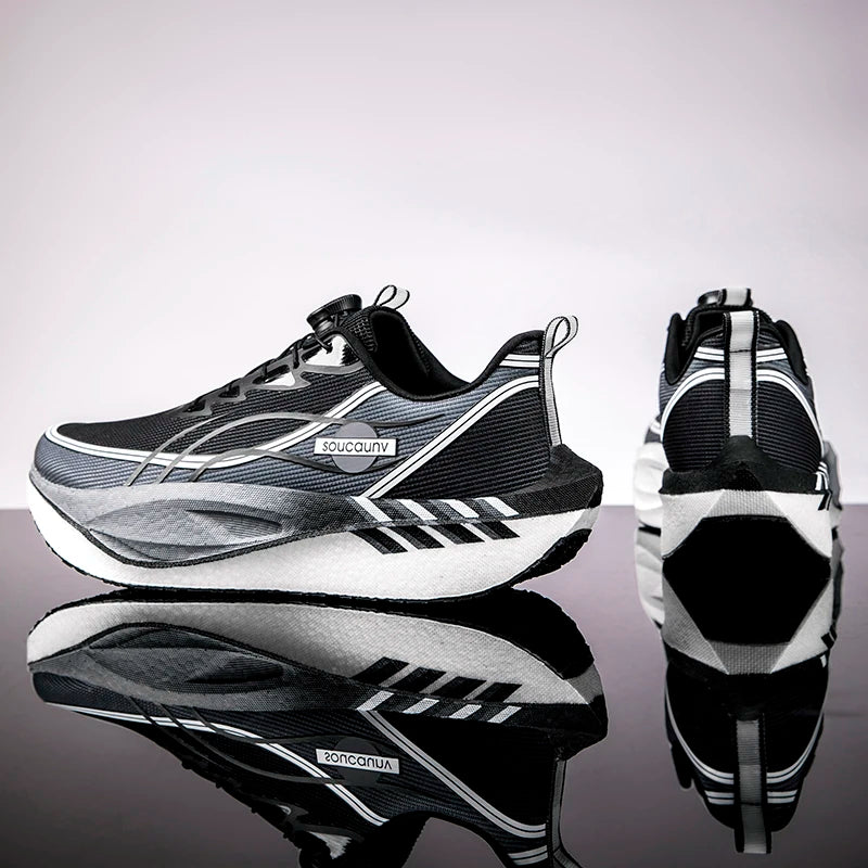 Zapatillas para Correr Profesionales con Placa de Carbono para Fitness, Maratón, Deportivas Ligeras para Hombre, Cómodas y Antideslizantes para Mujer