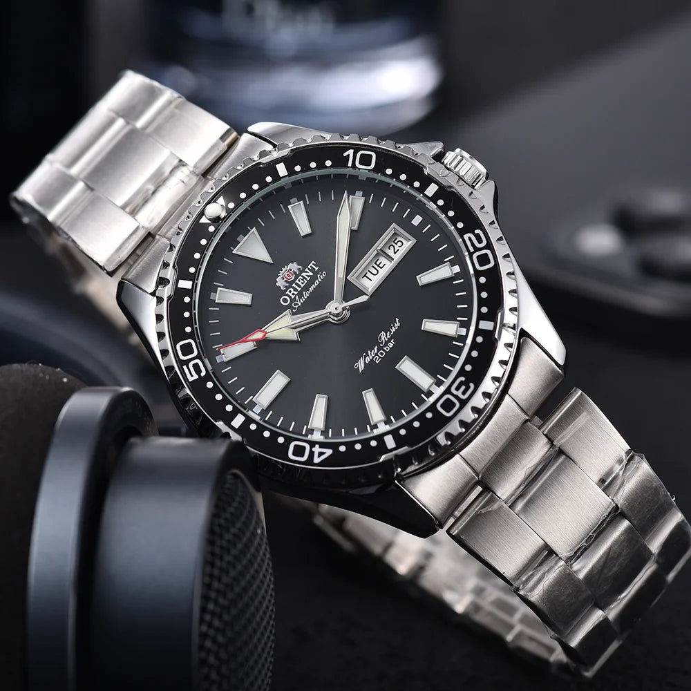 Relojes Orient Originales Populares para Hombre, Reloj de Pulsera Mecánico Automático Orient, Relojes Masculinos de Lujo AAA