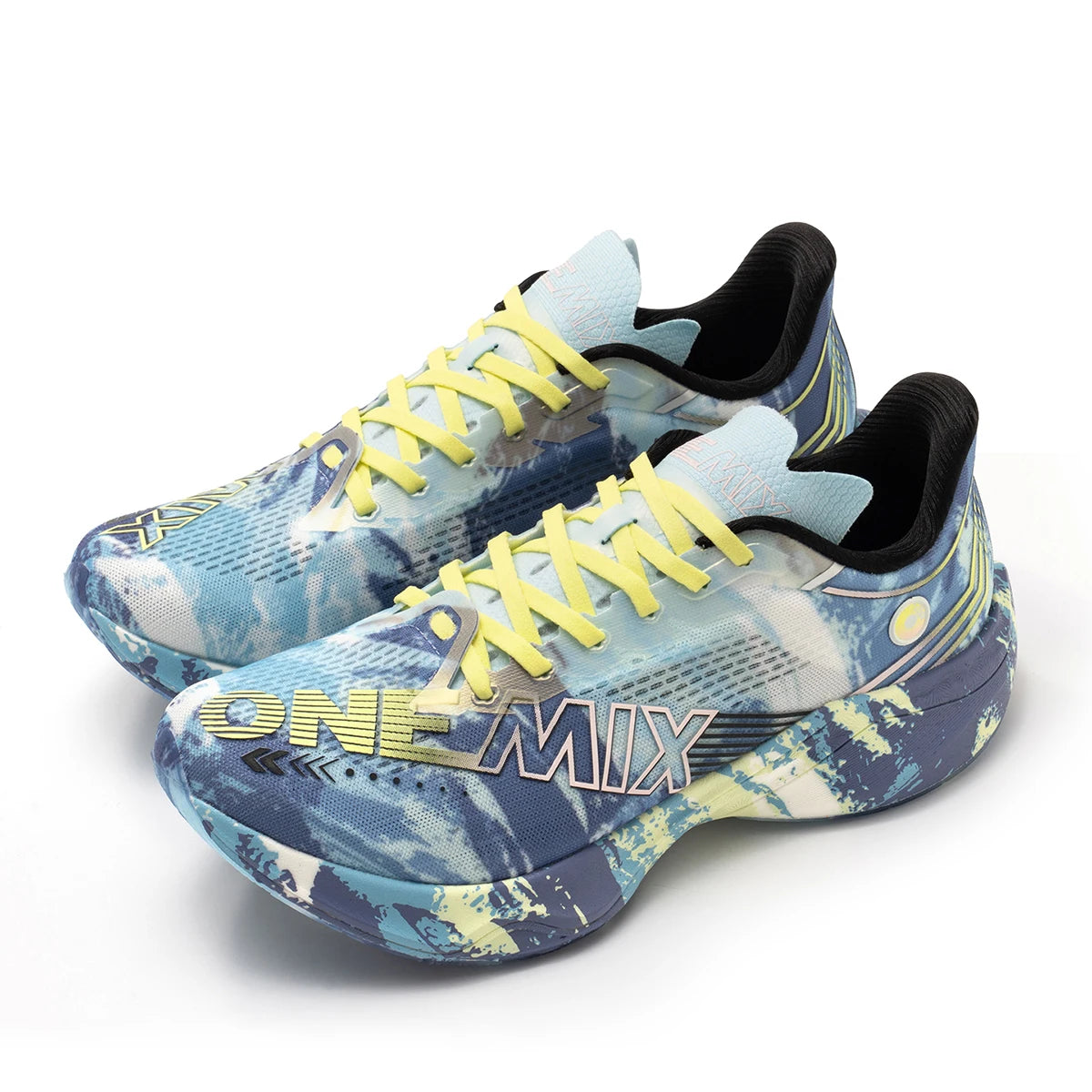 ONEMIX Zapatillas de Running y Entrenamiento con Placa de Carbono de Nylon para Hombre, Amortiguación Completa, Zapatillas Deportivas con Placa de Carbono para Caminar