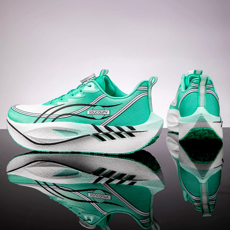 Zapatillas para Correr Profesionales con Placa de Carbono para Fitness, Maratón, Deportivas Ligeras para Hombre, Cómodas y Antideslizantes para Mujer