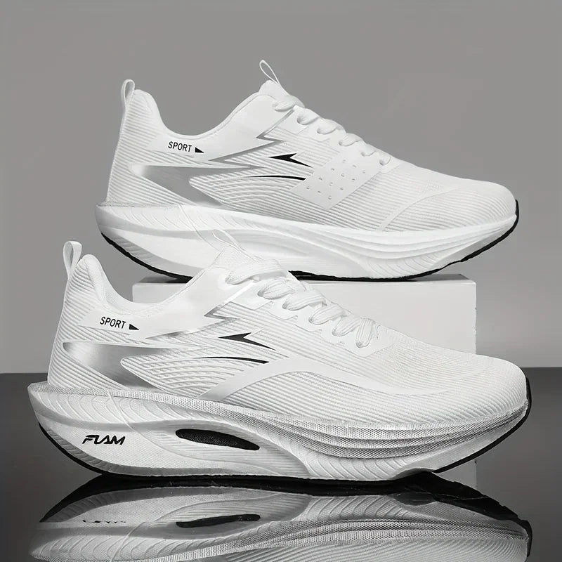 Zapatillas deportivas para hombre, zapatillas informales para maratón, transpirables, ligeras, cómodas, atléticas, antideslizantes, para caminar al aire libre