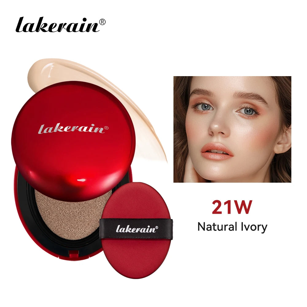 Mask Fit Red Cushion Foundation Long-Lasting Lightweight Buildable Coverage Semi-Matte Finish Korean Cushion Founda