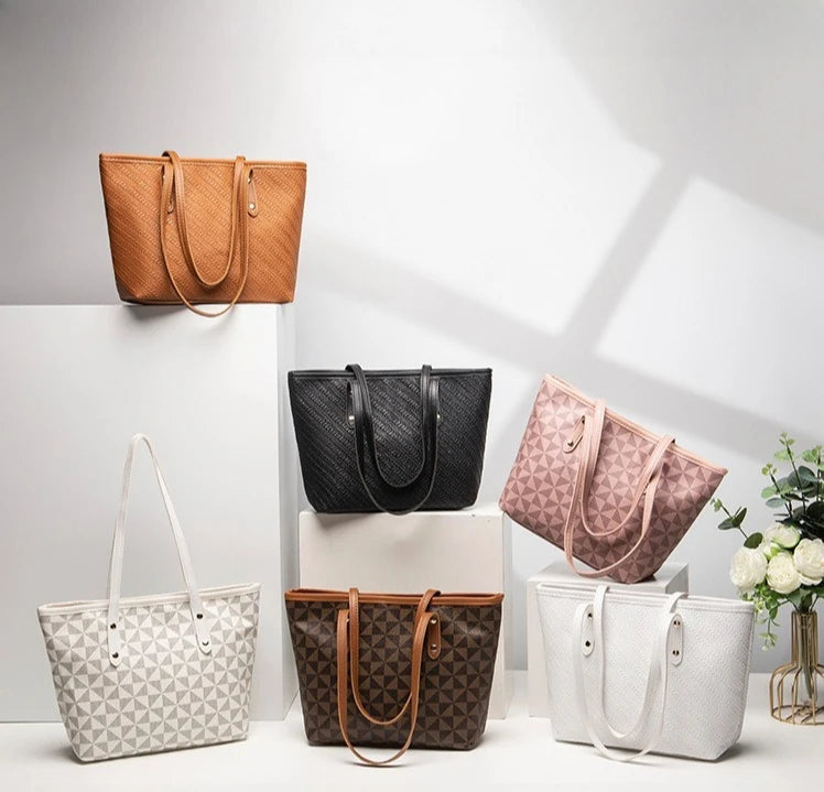Bolso de Hombro de Gran Capacidad, Bolso de Mano de Cuero PU para Mujer, para Viajes Diarios y Uso Casual, Bolso Tote Versátil