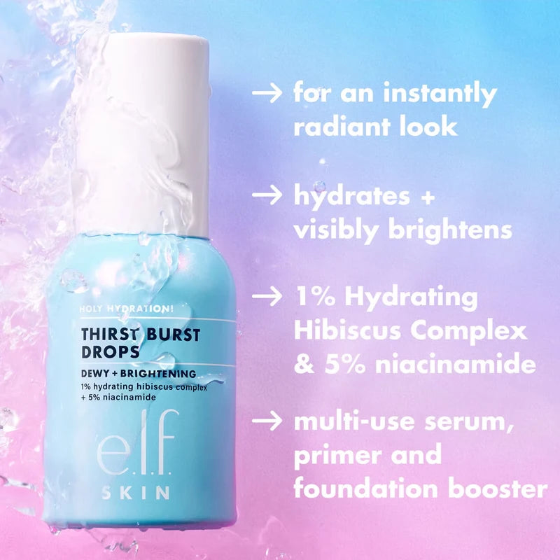 Elf Power Grip Primer crema Base Facial hidratante a base de Gel mejora la textura del maquillaje bálsamo labial ajuste Base en aerosol