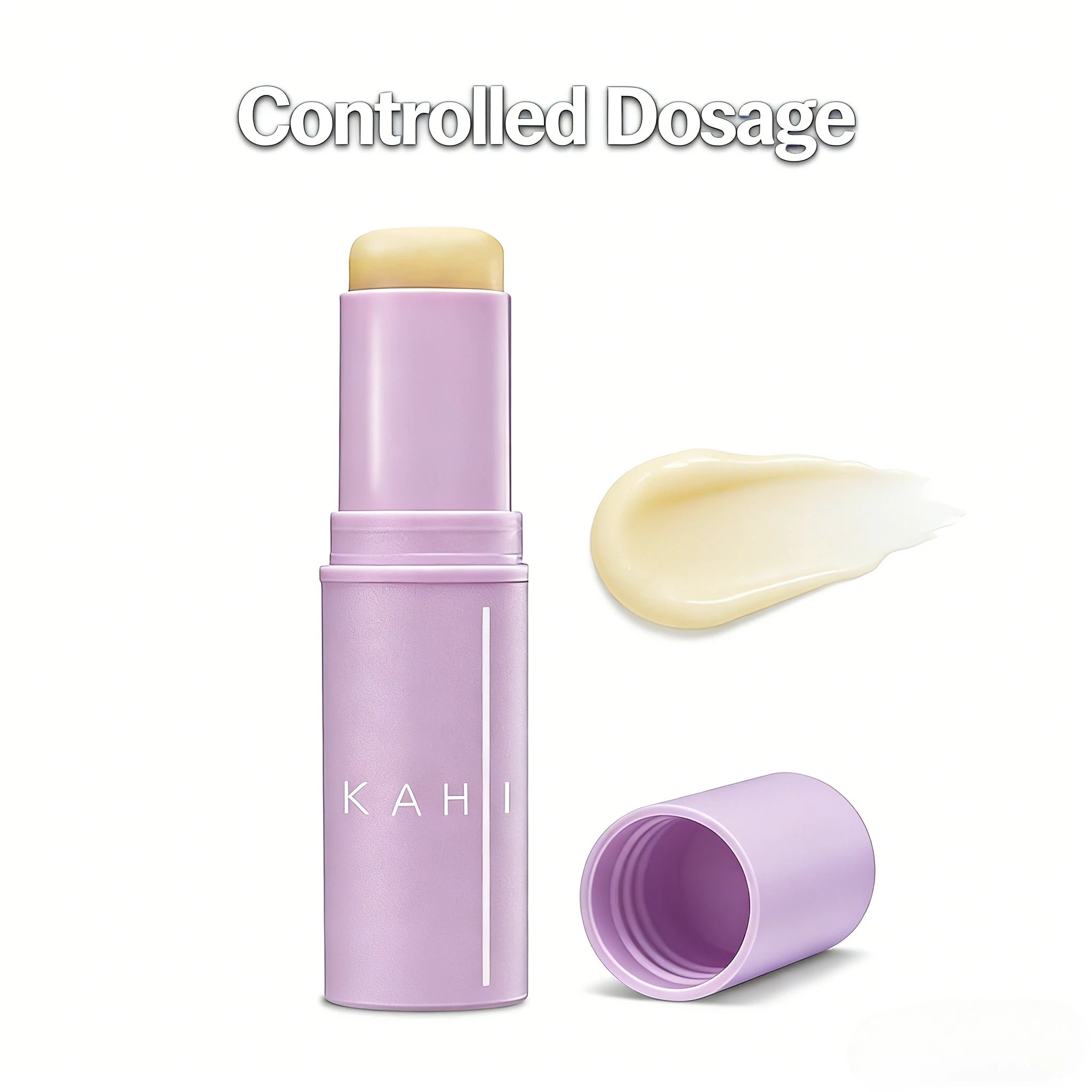 KAHI Bálsamo en Barra para Ojos con Acetil Hexapéptido 8, Reducción de Ojeras y Arrugas, Cuidado Anti-Hinchazón, Masajeador con Cabeza Metálica, Cuidado Facial Coreano