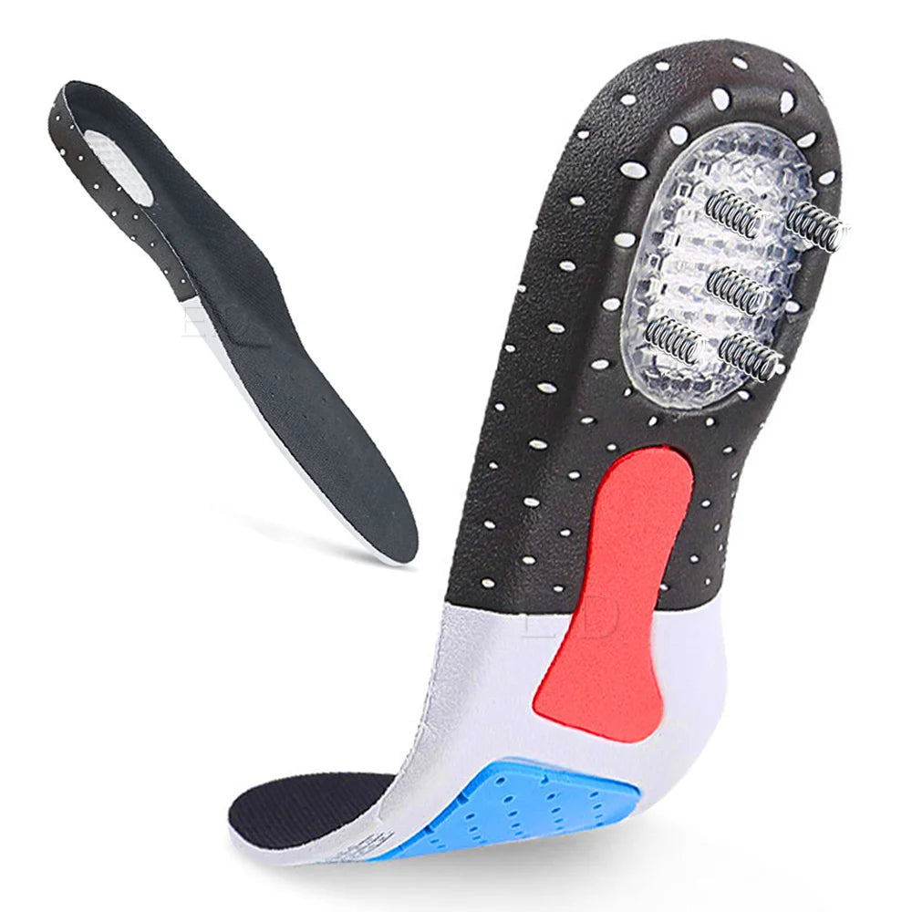 Almohadilla deportiva de Gel de silicona para zapatos, soporte para ARCO, espesamiento, absorción de impacto, almohadilla para zapatos de baloncesto y fútbol, plantilla suave de silicona Unisex