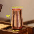 Taza de latón de cobre puro, cerveza, leche, cáliz, taza de desayuno, vajilla de Moscú