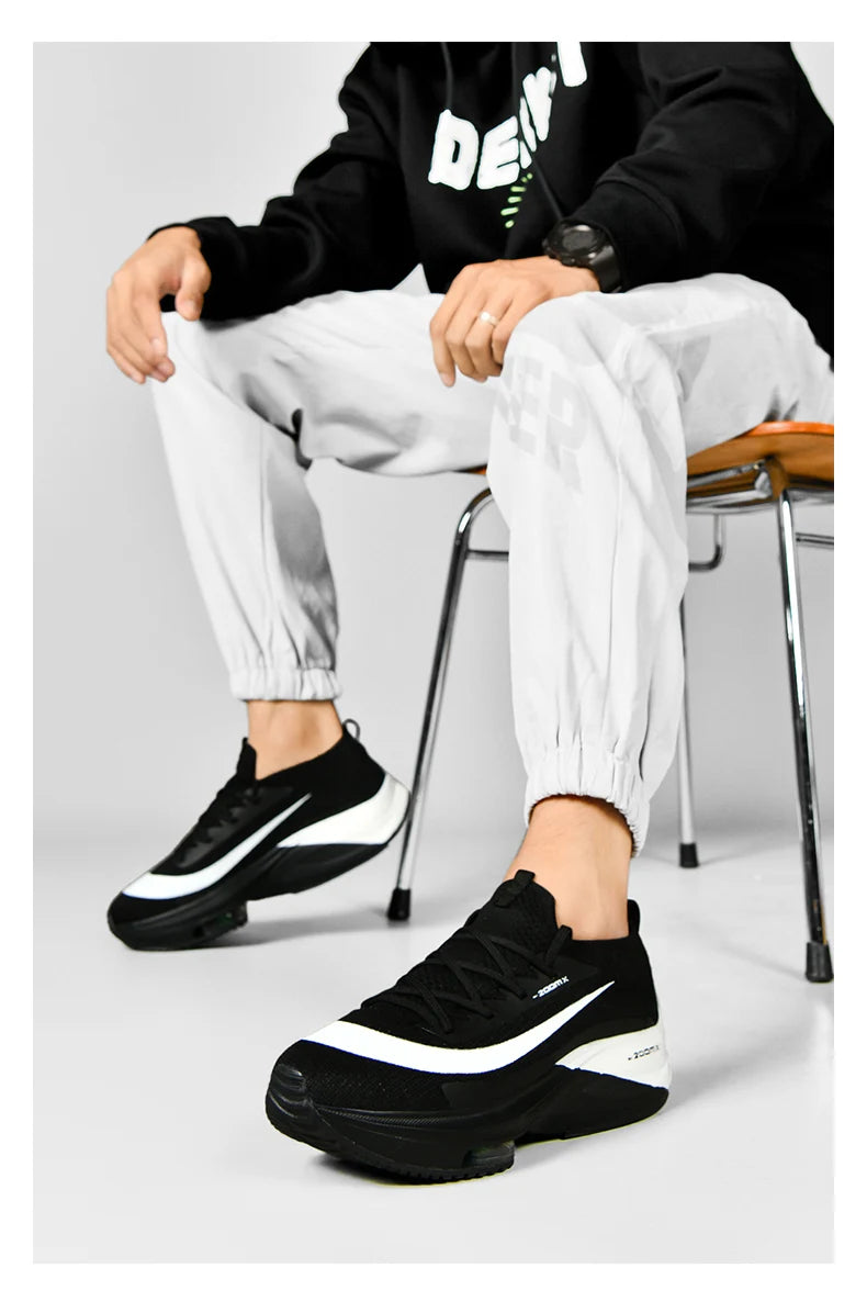 Zapatillas deportivas para correr con cojín de aire para hombre, transpirables, ligeras, cómodas, para entrenamiento atlético, tenis