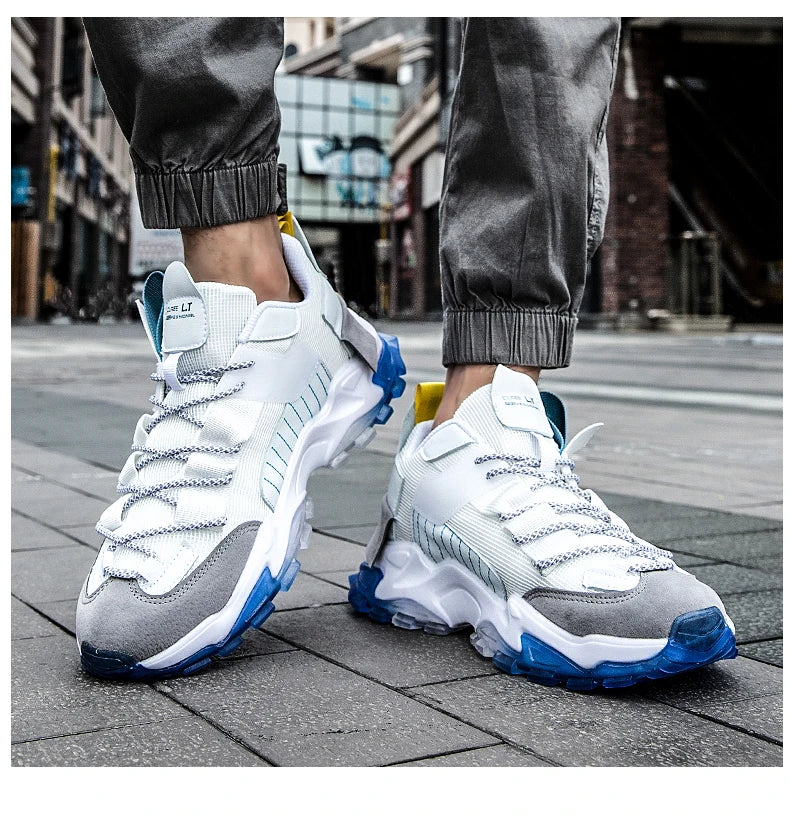 Zapatos de hombre, zapatillas de deporte informales para hombre, tenis, zapatos de lujo, zapatos de entrenamiento para carreras, zapatos transpirables, mocasines de moda, zapatos para correr para hombre
