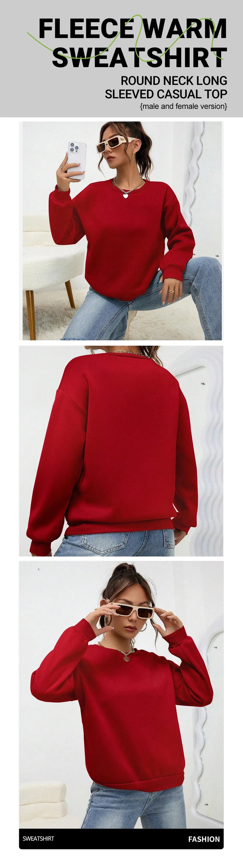 Sudadera con estampado de corazón salvaje de leopardo para mujer, jerséis con forro de piel de calle, ropa Hipster, chándal con cuello redondo que combina con todo