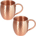 Taza Moscow Mule 100% Cobre, Tazas de Cerveza Duraderas de Cobre, Taza de Café de 350 ml, Taza de Leche, Taza de Bar de Cobre Puro, Artículos para Beber