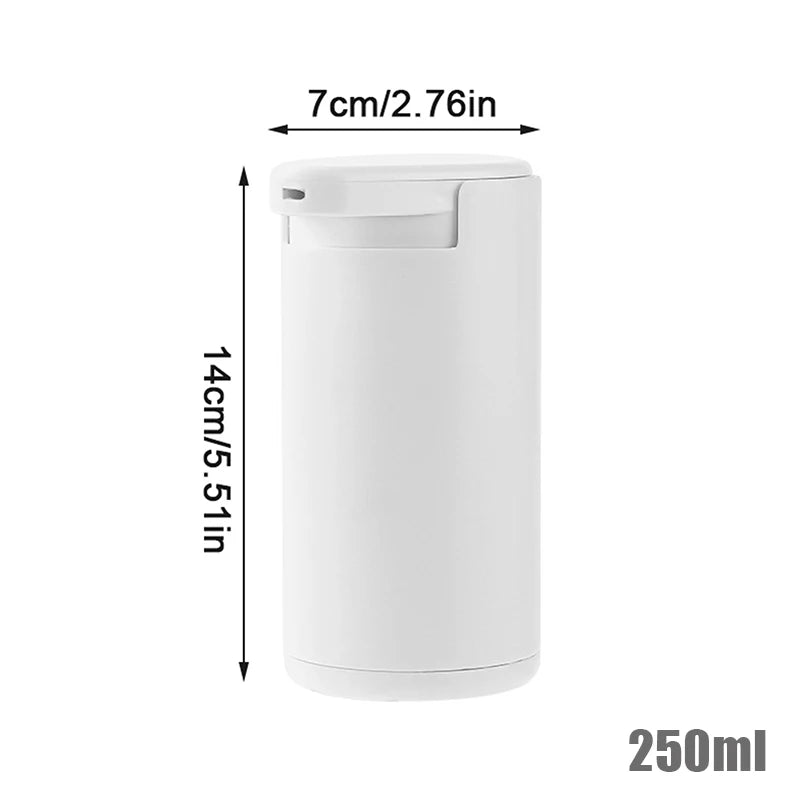 Botella de detergente desmaquillante de 250/500ML, dispensador de bomba de prensa vacía, eliminador de esmalte de uñas de plástico, herramienta de cuidado portátil, 1 ud.