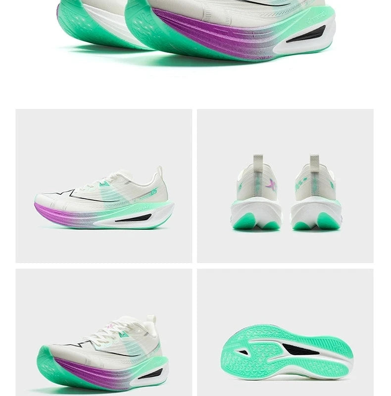 Zapatillas Xtep One Piece Modeling 5,0 para mujer, soporte estable, cómodas, transpirables, duraderas, zapatillas para correr 874218110037