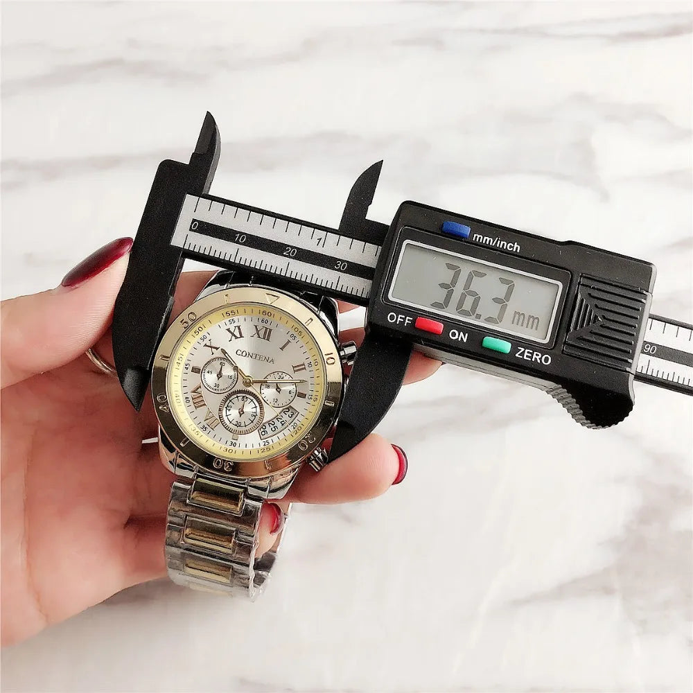 CONTENA Top Brand Luxury Watches for Women Fashion Creative Steel Bracelet Women's Watches Ladies Quartz Watch Reloj Mujer