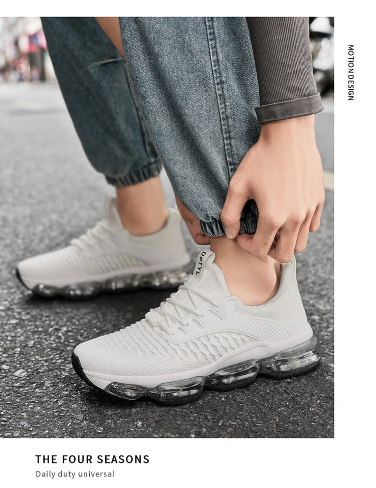 Zapatillas Deportivas Casuales Transpirables para Hombre, Zapatillas de Running de Lujo, Tenis Cómodos para Hombre y Mujer