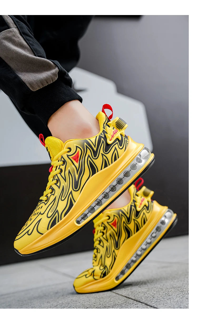 Zapatillas de deporte de lujo para hombre, mocasines informales transpirables para entrenamiento, mocasines de moda para correr, Tenis masculinos