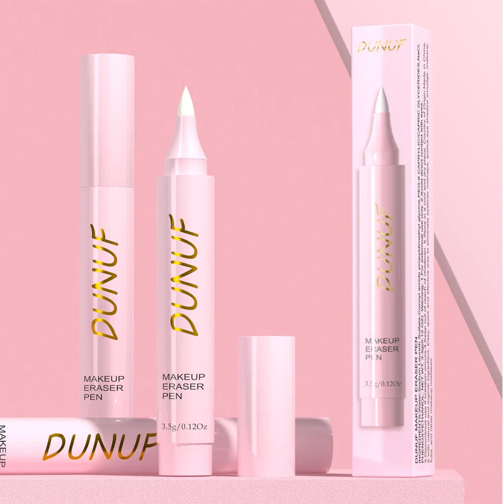 Lápiz de borrador de maquillaje, lápiz eliminador suave para labios, ojos, cara, herramienta de limpieza de poros, cuidado de la piel, debe tener fórmula sin tirar