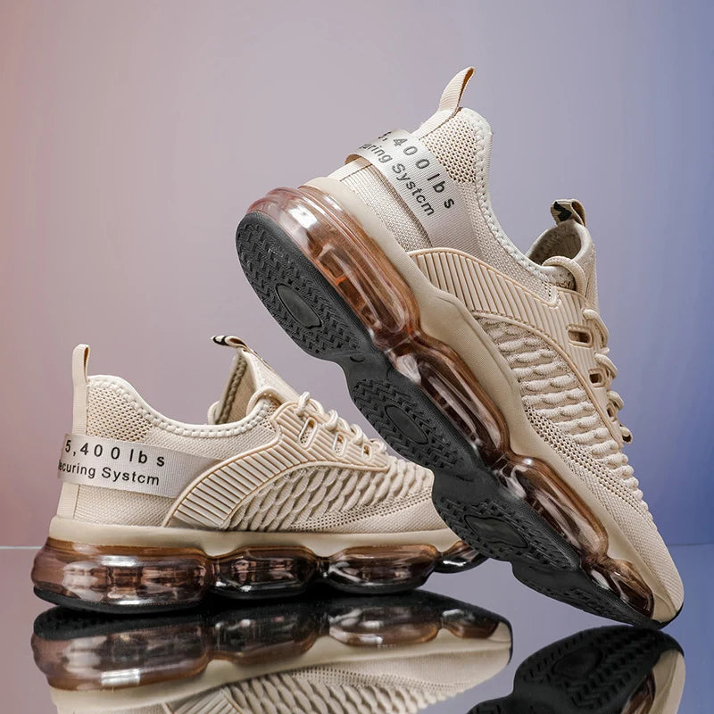 Zapatillas de deporte de lujo para hombre, mocasines informales transpirables para entrenamiento, mocasines de moda para correr, Tenis masculinos