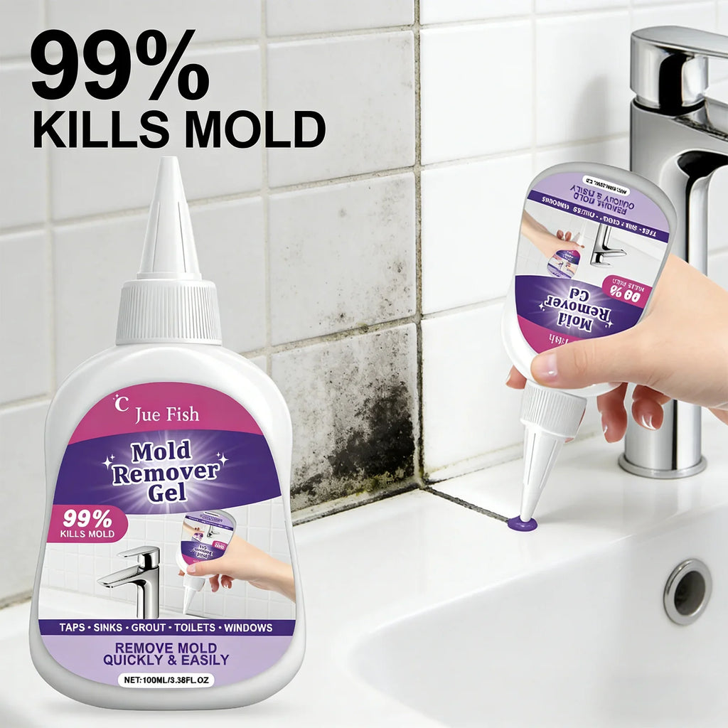 Gel Quitamanchas de Moho Activo – Baño, Cocina, Azulejos y Juntas, 100ml