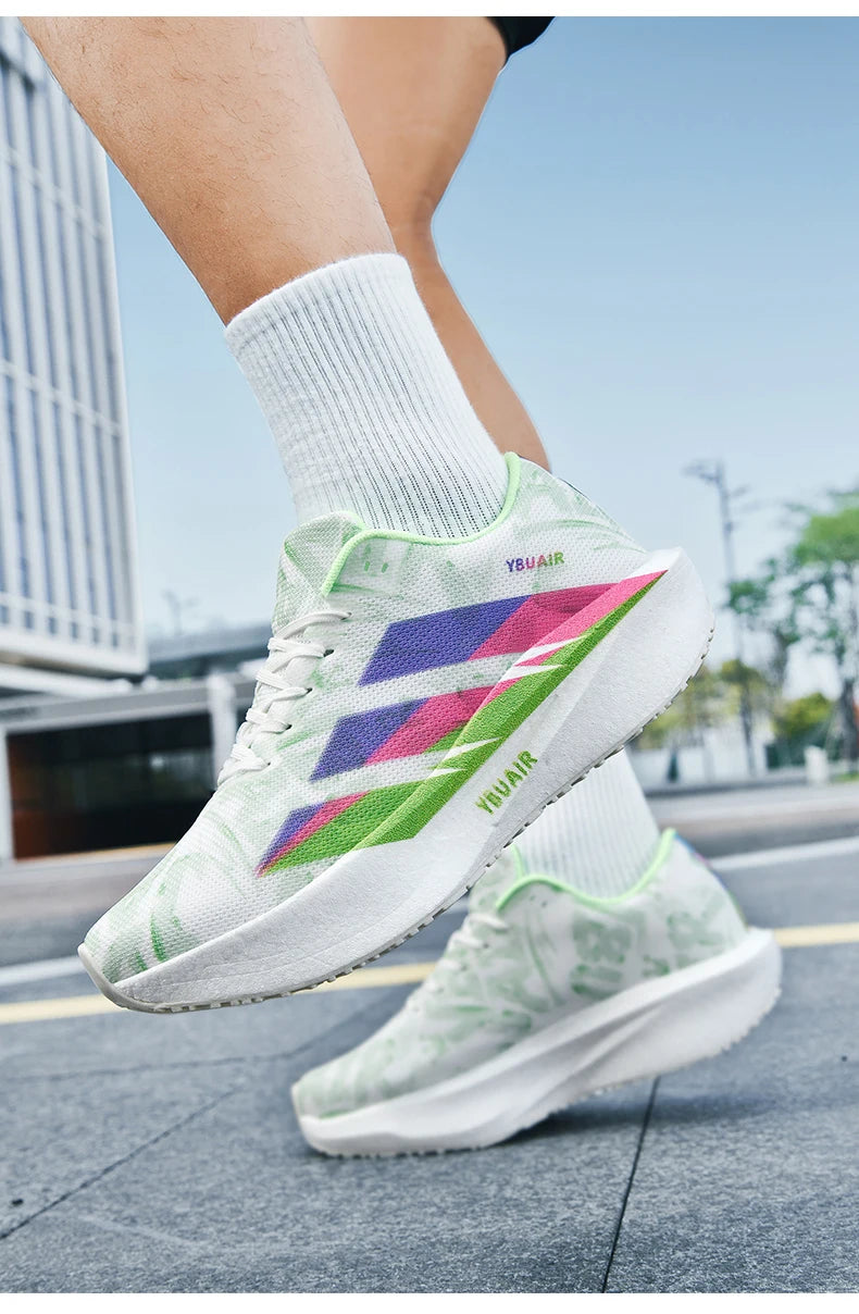 Zapatillas para correr originales para hombre, con placa de carbono, para maratón, deportivas, para golf, ligeras, cómodas, para mujer, atléticas, para carreras al aire libre