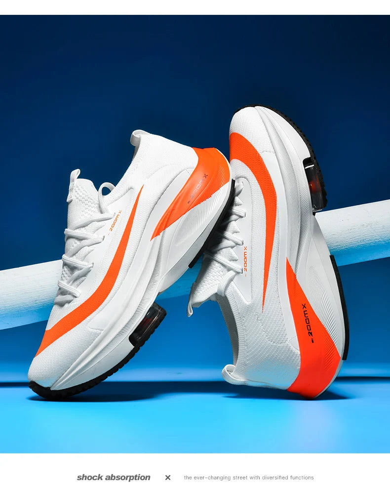Zapatillas deportivas para correr con cojín de aire para hombre, transpirables, ligeras, cómodas, para entrenamiento atlético, tenis