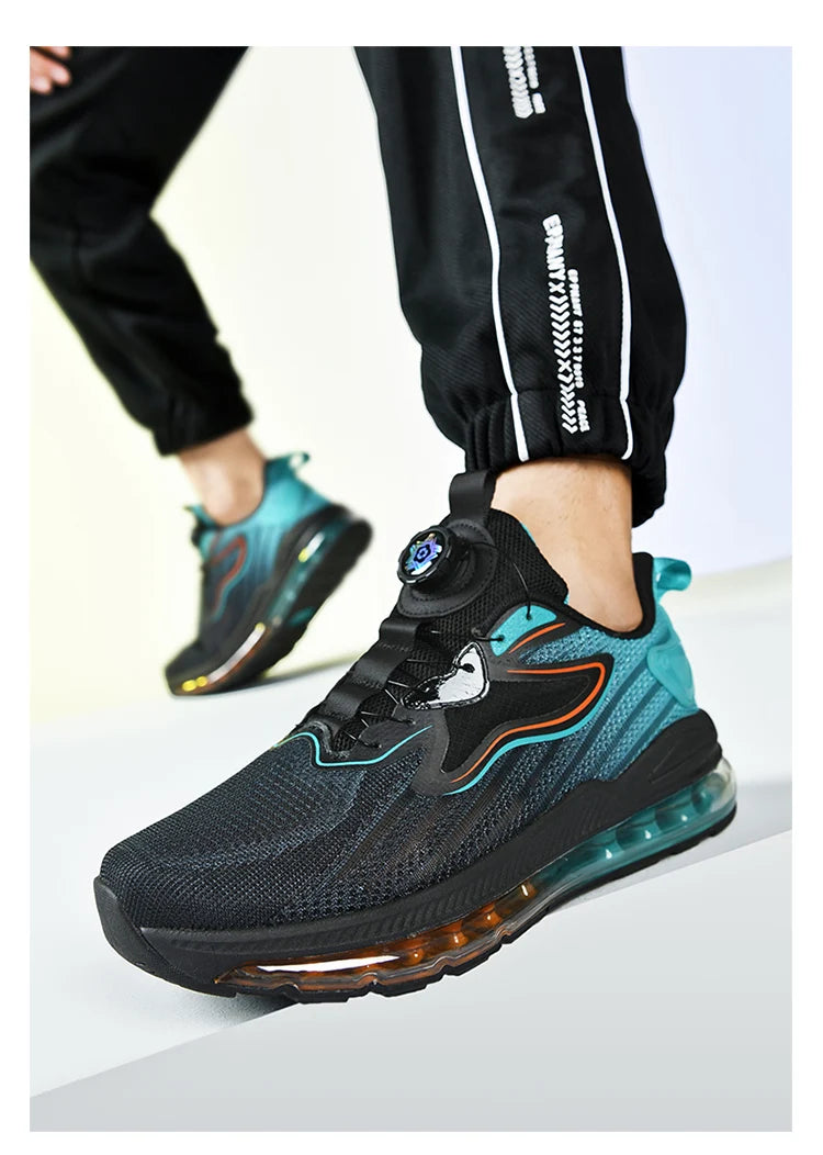 Zapatillas de deporte informales transpirables para hombre, mocasines de moda de entrenador de lujo, zapatos para correr, zapatos de carrera cómodos para hombre
