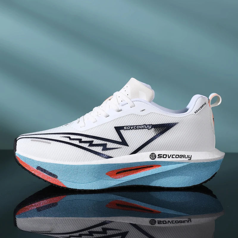Zapatos Deportivos para Hombre, Transpirables, Versátiles, con Placa de Carbono que Absorbe Impactos, Zapatos Casuales Deportivos para Parejas
