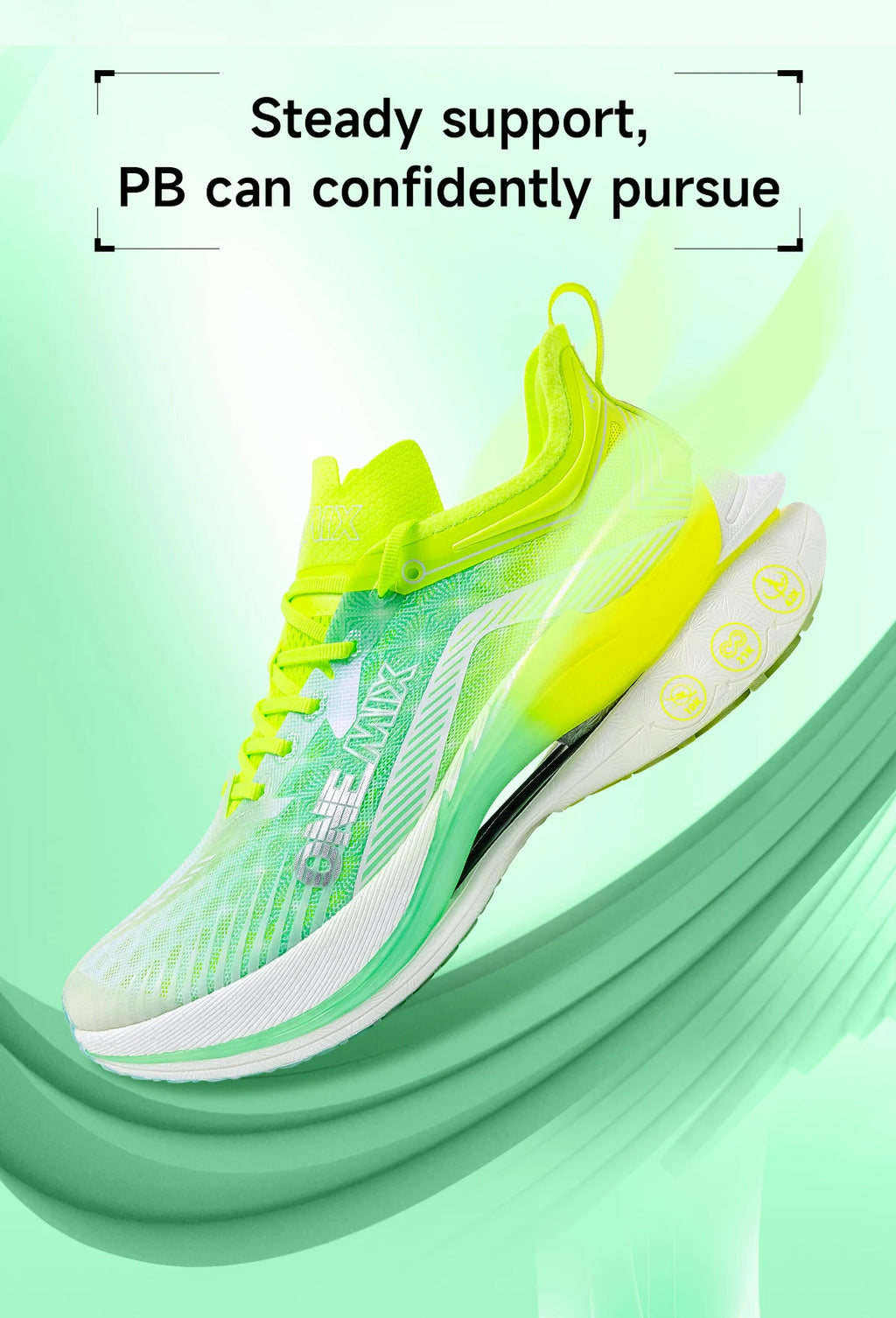 ONEMIX Trail Racing zapatillas para correr cojín malla transpirable estable usable placa de carbono al aire libre maratón deporte entrenamiento zapatillas