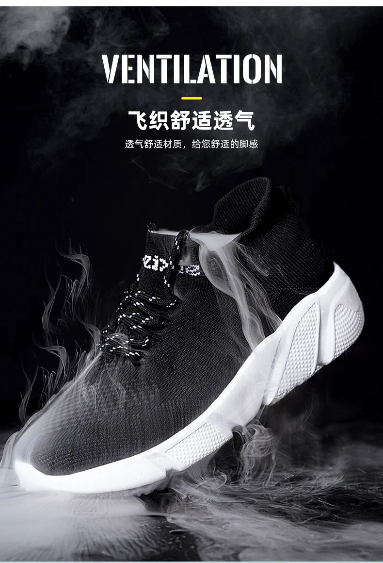 Zapatillas de deporte para hombre, zapatos para mujer, calcetines de tendencia de tenis, zapatos para caminar, mocasines, transpirables, informales, para correr, verano, verde, talla grande 35-47