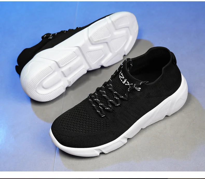 Zapatillas de deporte para hombre, zapatos para mujer, calcetines de tendencia de tenis, zapatos para caminar, mocasines, transpirables, informales, para correr, verano, verde, talla grande 35-47