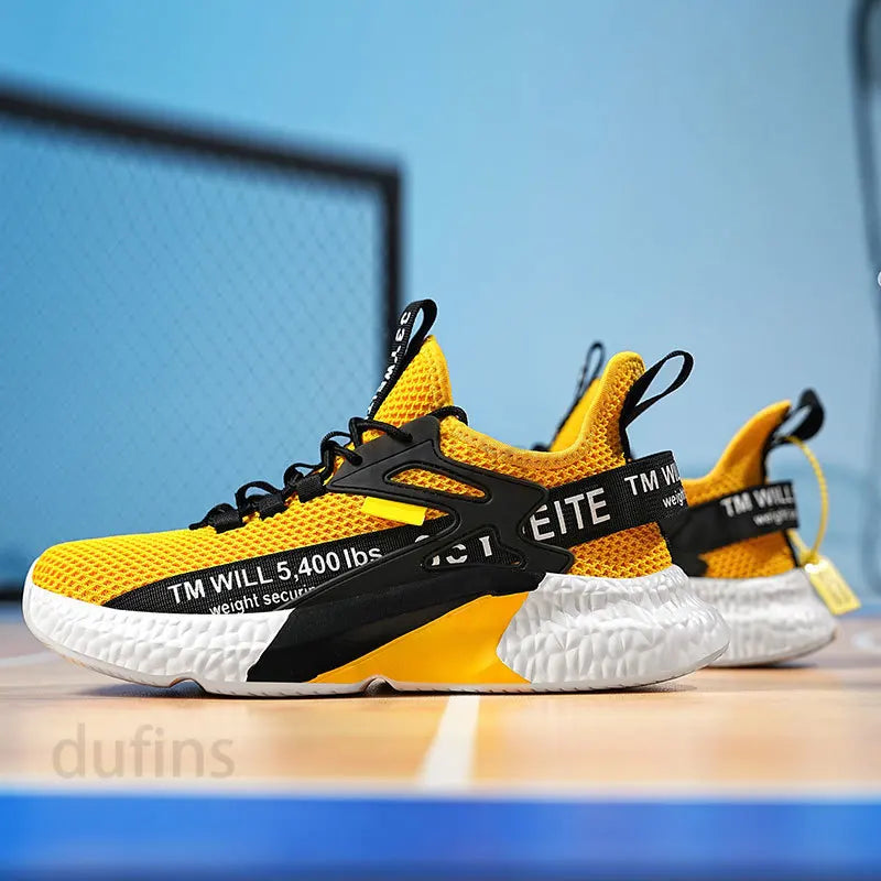 Zapatos nuevos para hombre, zapatillas ligeras informales a la moda para correr, ocio elástico, malla para exteriores, deportes de verano, tenis, hombre para caminar, talla 2025